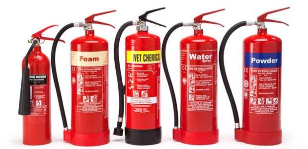Types of fire extinguishers and their uses